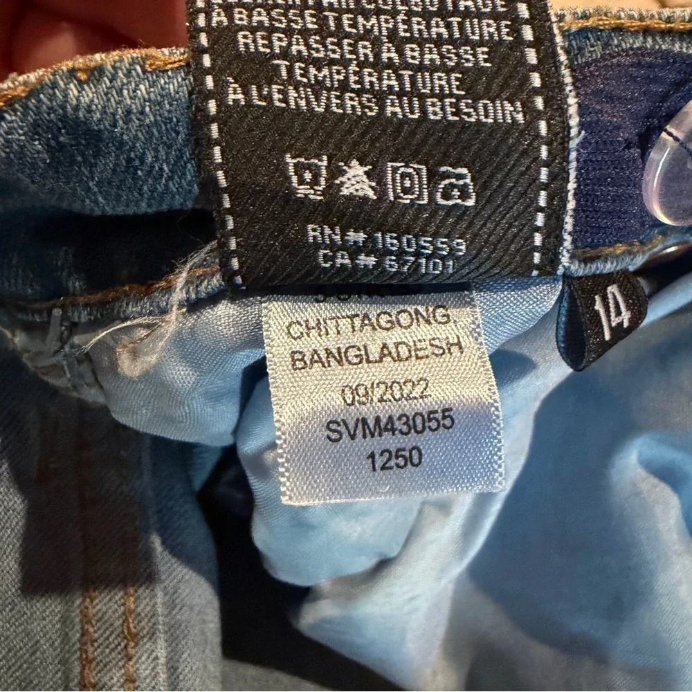 7 For All Mankind Girls Paxtyn Skinny Denim Jeans 14 NWT SVM43055